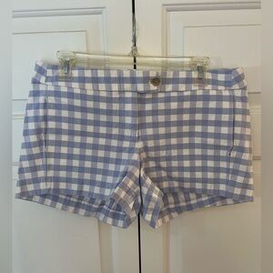 J. Crew Stretch Gingham Women's Shorts EUC Size 8